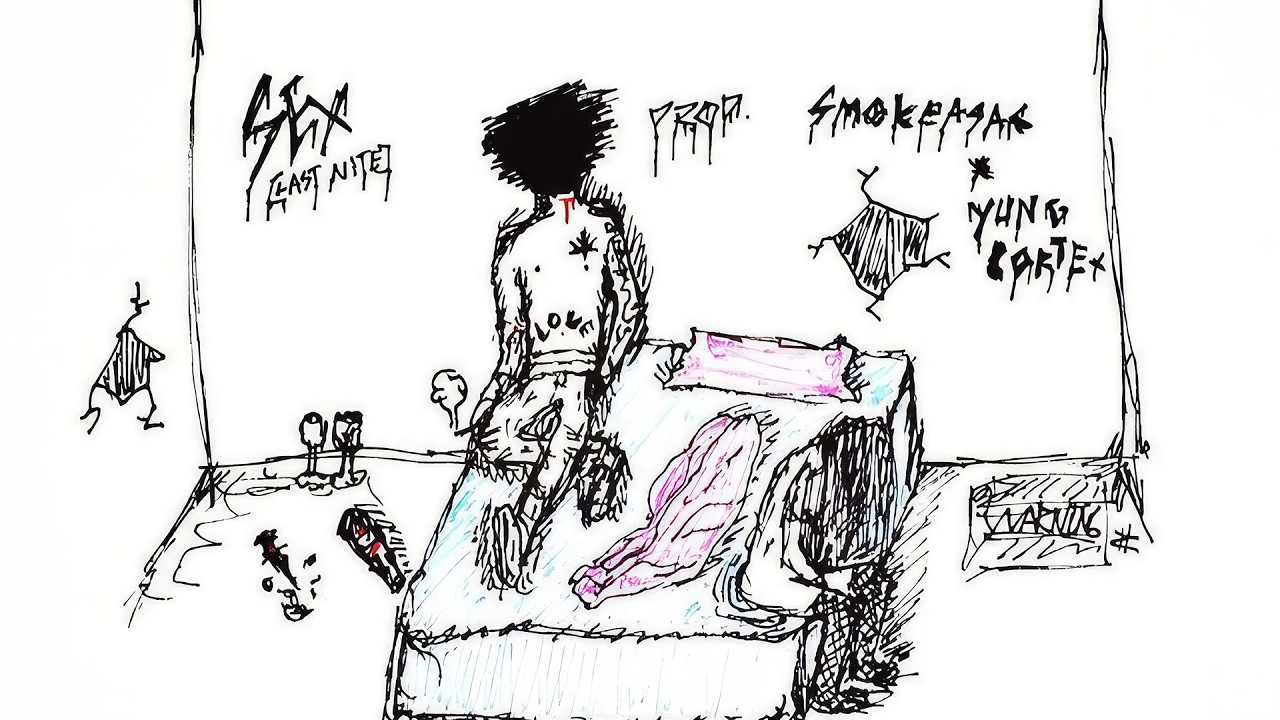 Lil Peep - sex [last nite] (Lyric Video)