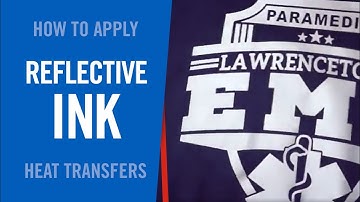 How To Apply Reflective Screen Printed Heat Transfers