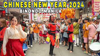 CHINESE NEW YEAR 2024 in the OLDEST CHINATOWN in the WORLD | BINONDO MANILA PHILIPPINES