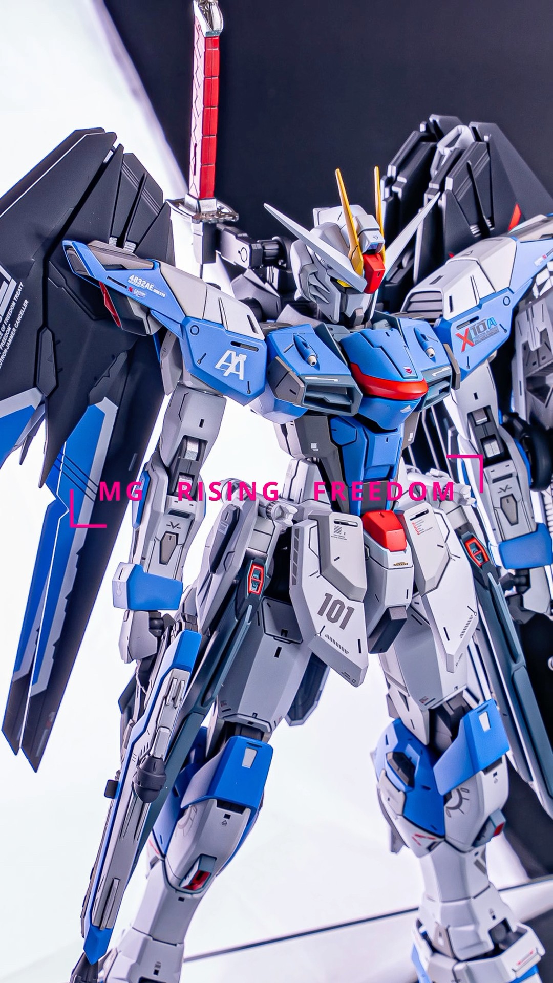 MGフリーダムをライジングフリーダム風で作ってみた#gunpla #gundam