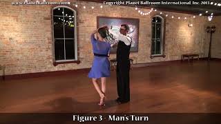 Planet Ballroom® - Bronze 2 - MERENGUE - Figure 3 - Man's Turn
