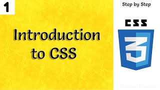 #1..Introduction to CSS || What is the purpose of CSS|| Web Development Series