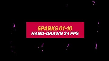 Liquid Elements Sparks 01-10 Motion Graphics