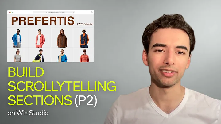 Turn sections into stories with scroll‑led reveals (Part 2) | Wix Studio