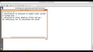 Interference Rejection in Direct-Sequence Spread Spectrum Communication Genetic Algorithm