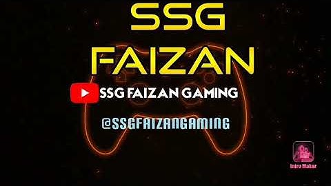 SSG FAIZAN GAMING channel intro