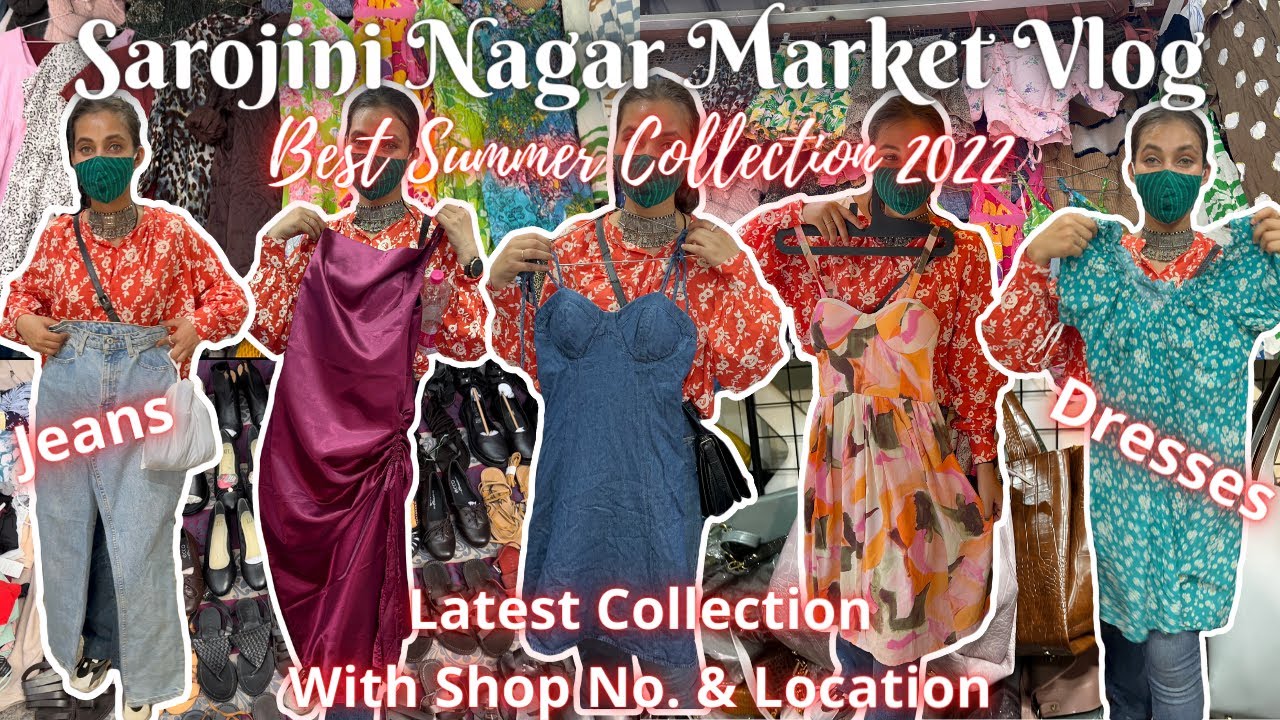 Sarojini Nagar Market Delhi | Latest Summer collection 2022 | starting from 50 | HnM Zara ASOS Nike