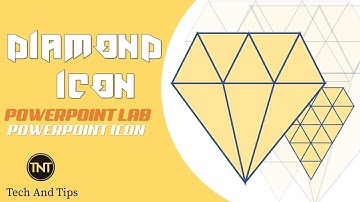 How to make Diamond Icon on power point 2019 || T N T|Powerpoint Lab| advanced powerpoint Icon.