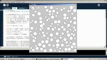 Multiple Circle Collision using Processing