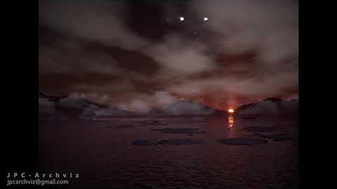 Unreal Engine 4: Arctic at Night (Megascans, Brushify)