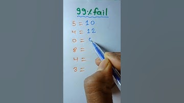 do you know / math quiz / 100 % failed /puzzle #shorts #short #quiz #puzzle #youtubeshorts