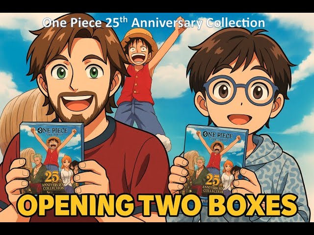 We Open 2 One Piece 25th Anniversary Collection Boxes-Insane Pulls