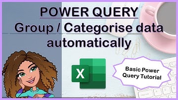 Group data in POWER QUERY: automatically group data in excel