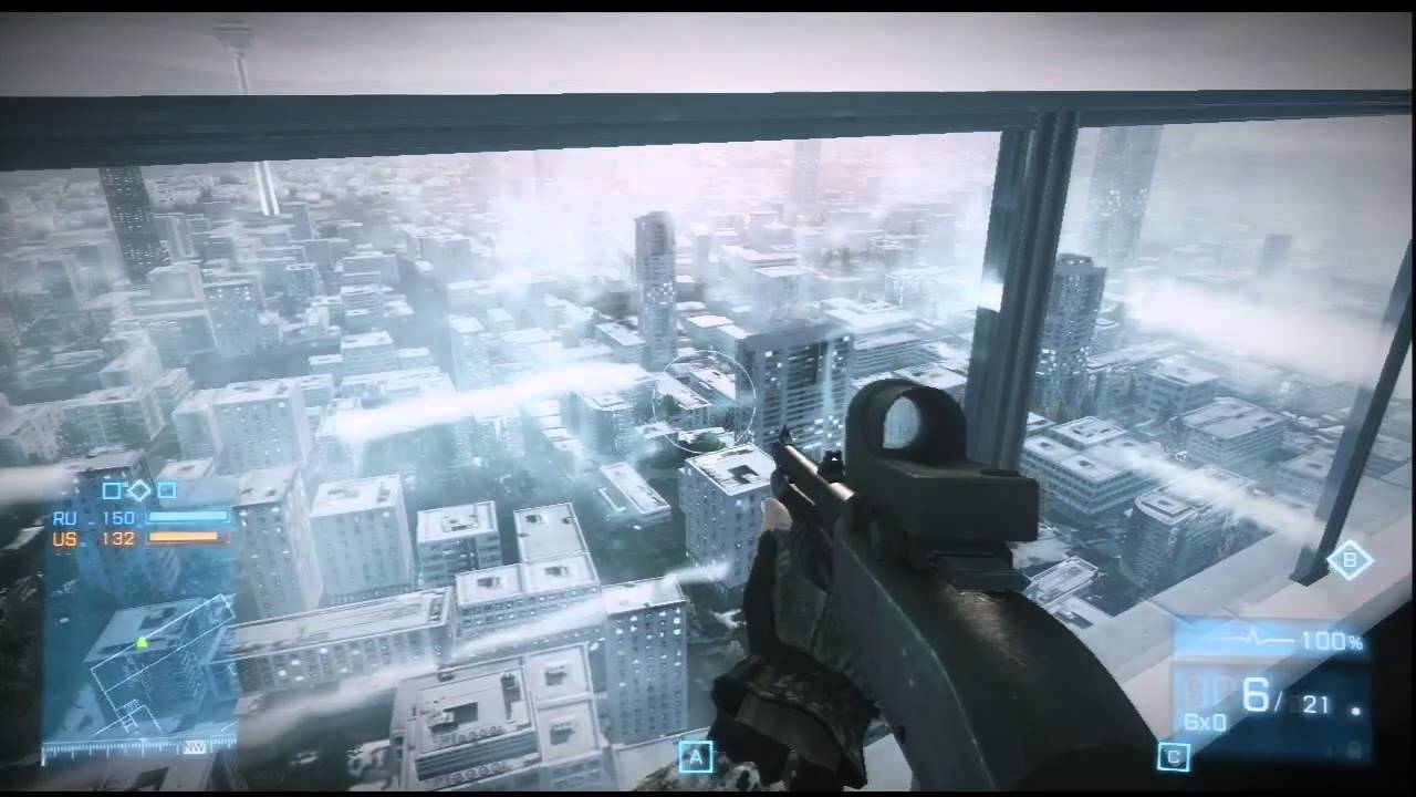 Battlefield 3 Ziba Tower Walkthrough Close Quarters - YouTube