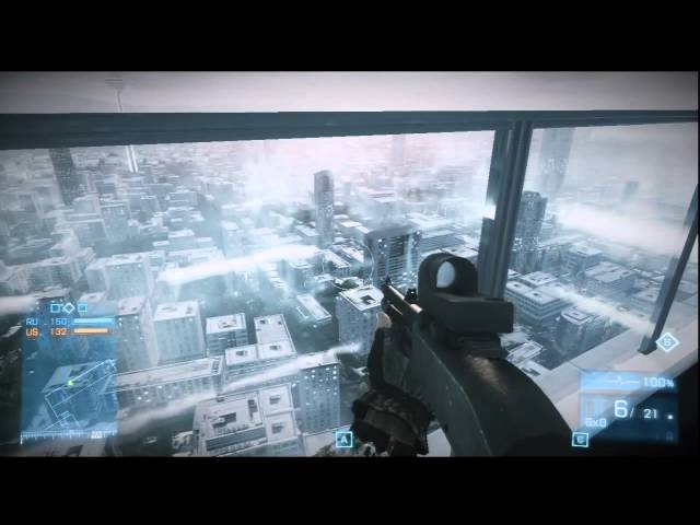Battlefield 3 Ziba Tower Walkthrough Close Quarters - YouTube