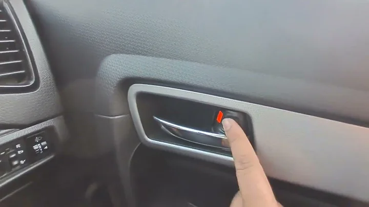 How to turn on or off the side mirror automatic opening and closing feature in Brezza