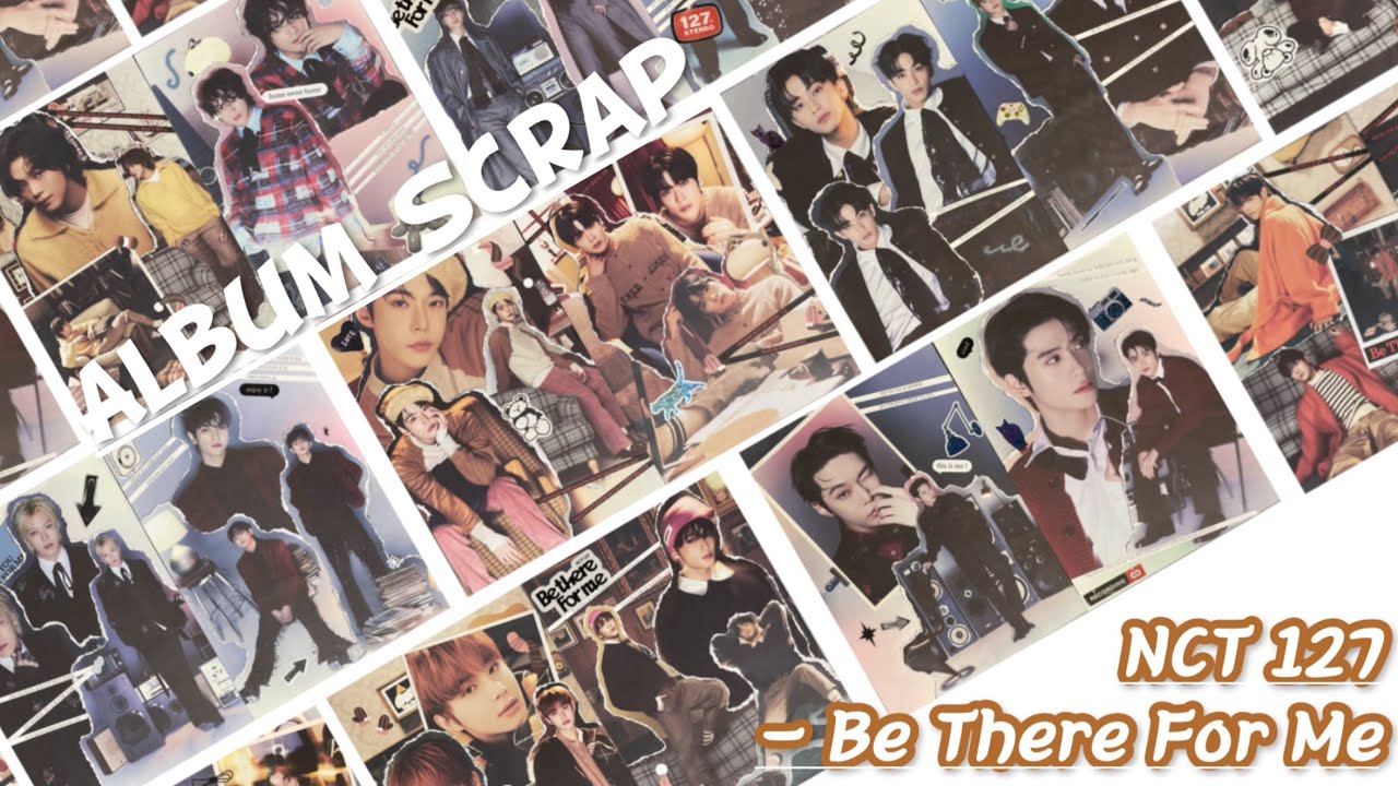 🏠 엔시티127 Be There For Me 앨범스크랩. 앨범깡. NCT127 Be There For Me album scrap