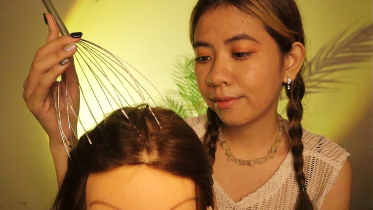 [ASMR] Kamu Sakit Kepala? Sini Aku Pijit Kepala Kamu - Dreamy Scalp Massage 💆🏻‍♀️ | ASMR Indonesia