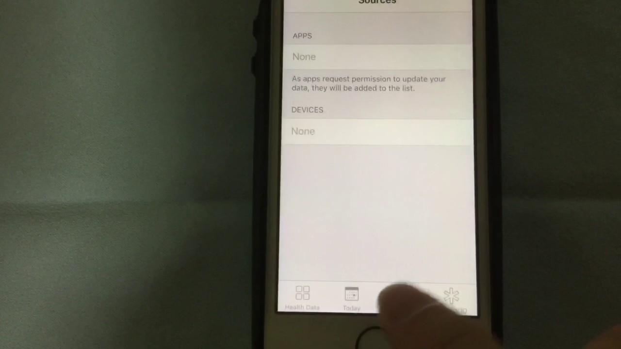 IOS health app problem after downgrading from IOS11 developer beta1(IOS 건강앱 오류)