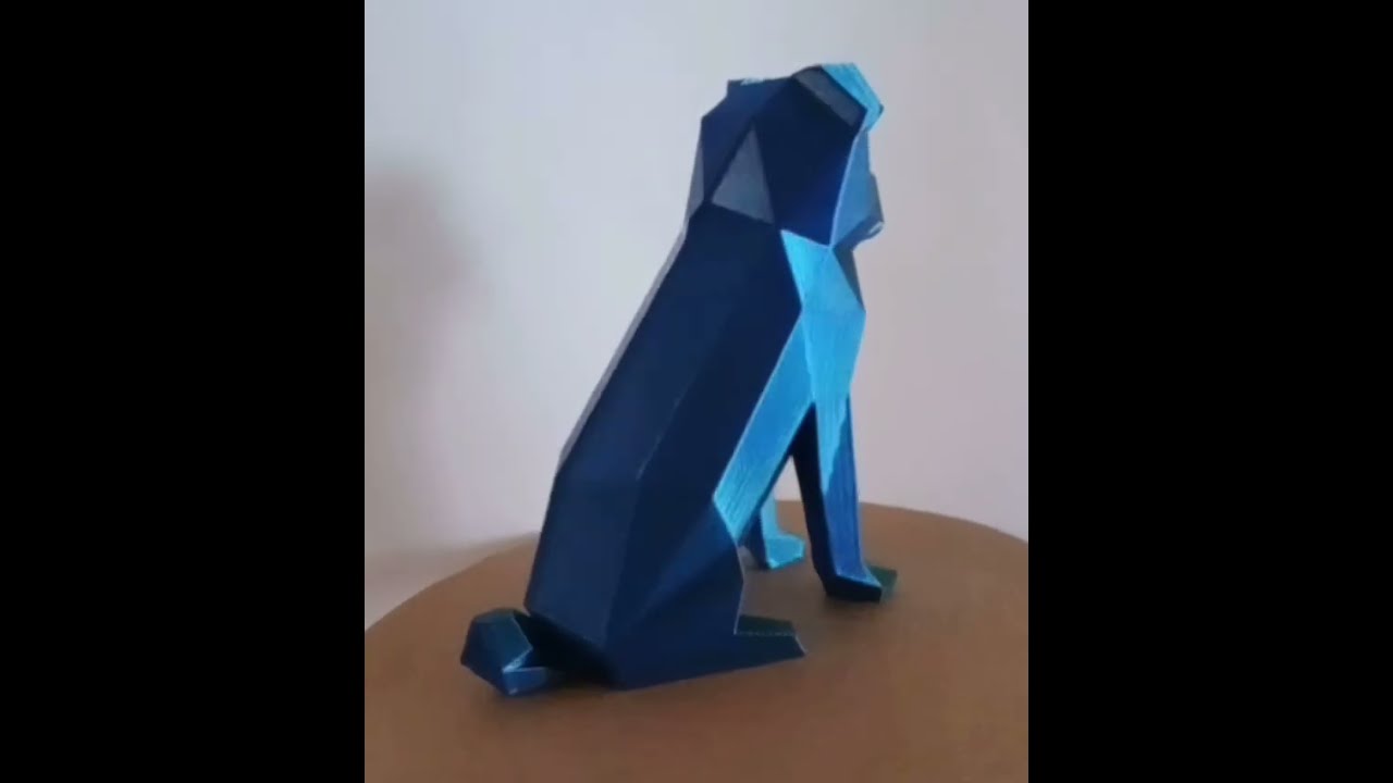 My first 3D print with dual-color filament. Mesmerizing!