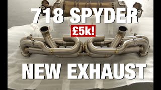 New Exhaust For My Porsche Spyder! It's Finally Here! | Thecarguys.tv