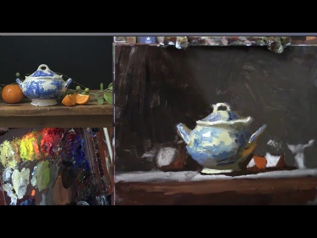 How to Paint a Copper Pot in Acrylics