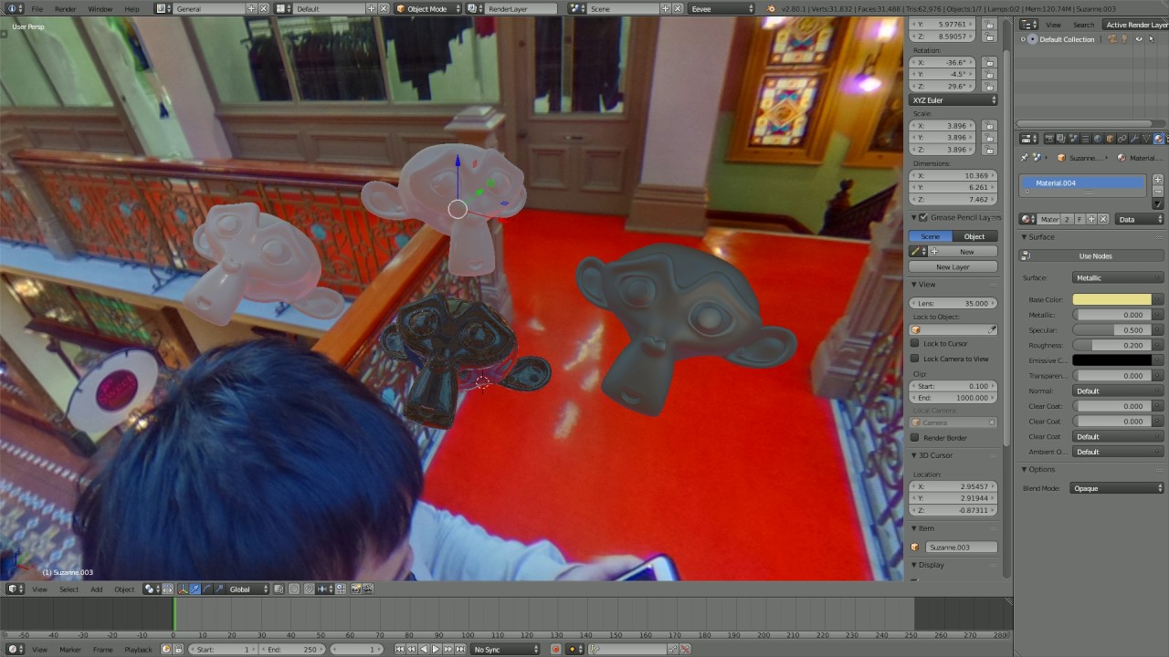 DEMO / Eevee Realtime Render Engine Test - YouTube