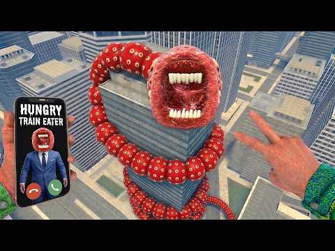 Something Terrifying Happens When Hungry Train Eater Calls You in Garry’s Mod