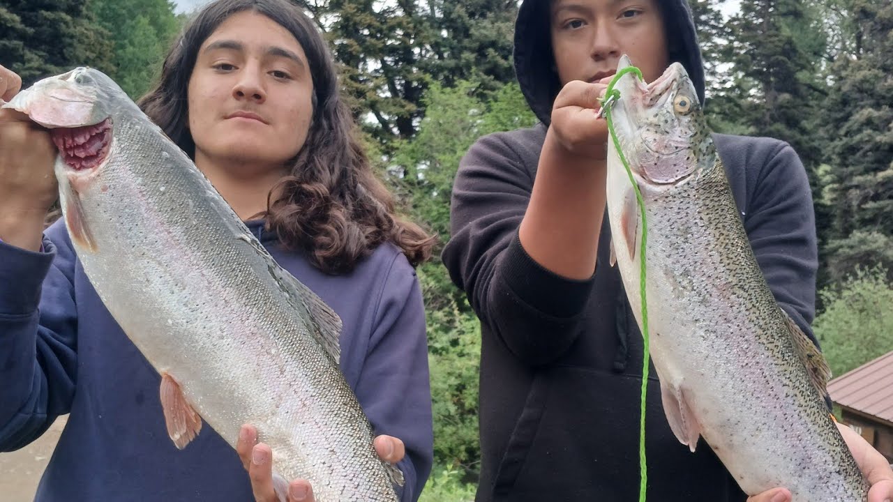 Trout fishing in Red River ( father's day weekend 2024) - YouTube
