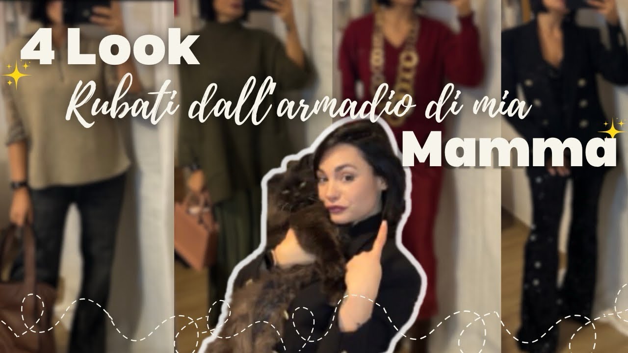 4 Outfit dall’armadio di mamma ✨ | Idee look facili