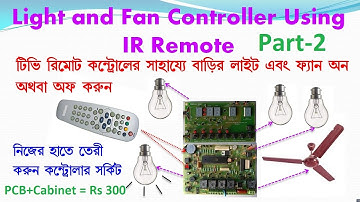 Remote Control For Light  Fan With Speed Regulator | Updated Remote Switch For 4 Lights 1 Fan