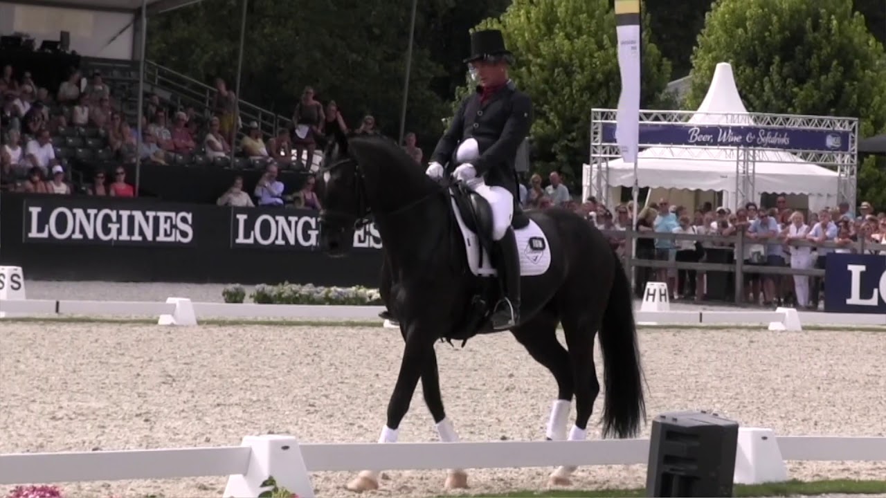 Brett Kidding @ Longines FEI WBFSH World Breeding Dressage Championships for Young Horses