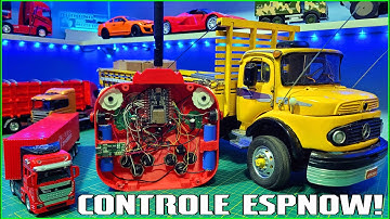 Dê Sua Opinião! Automação de Miniaturas com ESP32 - Caminhão de Controle Remoto EspNow
