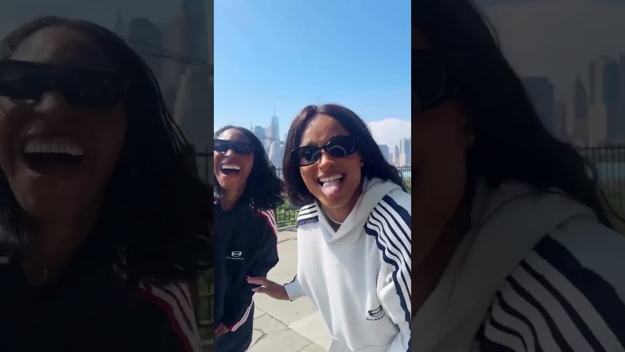 Ciara and Normani doing the Ecstasy remix choreography