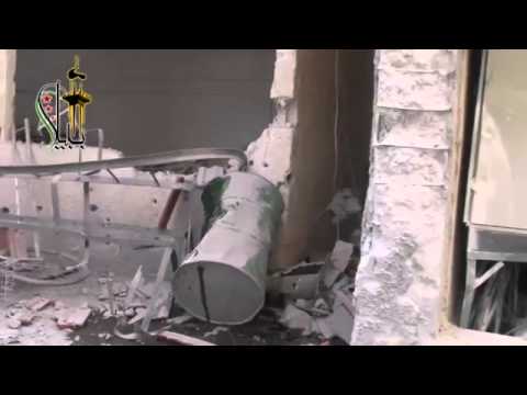 30 11   أوغاريت ببيلا ريف دمشق استهداف مقسم الهاتف في البلدة