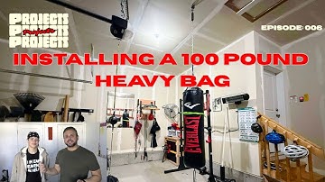 006: Installing a 100 pound heavy bag in a high ceiling garage