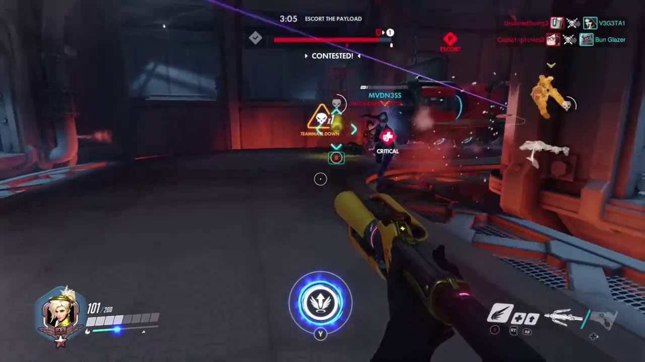 Overwatch- Mercy: Huge Rez achievement