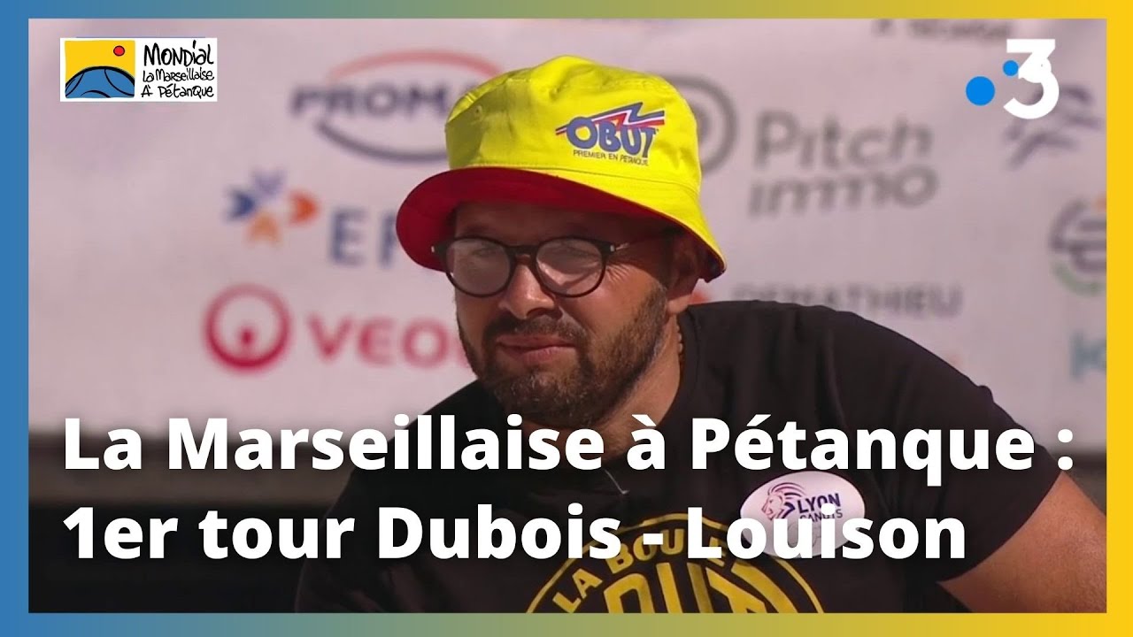 Miniature : Mondial La Marseillaise à pétanque 2023 : 1er tour Dubois contre Louison
