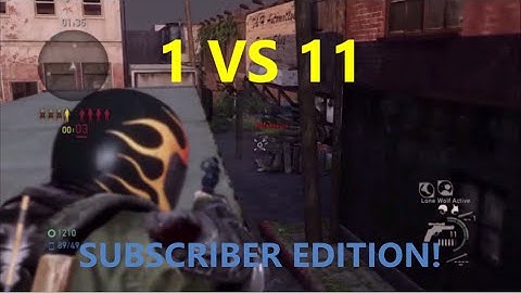 1 vs 11 Comeback (Subscriber Edition) - The Last of Us: Remastered Multiplayer (Bill
