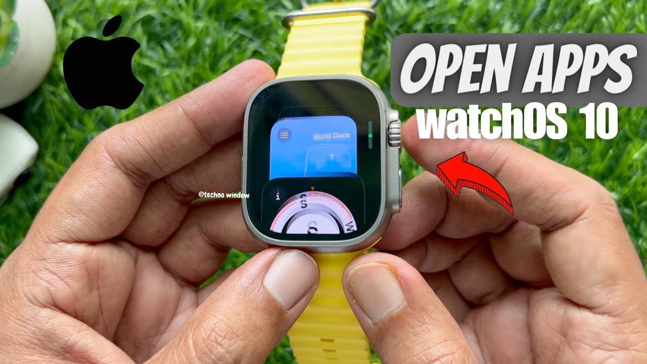 How to Access the Apple Watch Open apps on watchOS 10 - YouTube