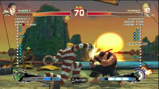 SSF4 AE Ver. 2012: CRAZE9012 [Ryu] vs. snowfox435 [Cody] - PSN Ranked Match