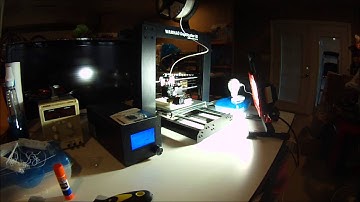 Wanhao Duplicator i3 3D Printer Timelapse of a failed print job
