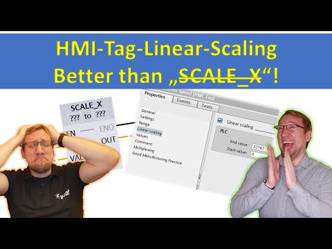 TIA Portal: HMI Linear Scaling
