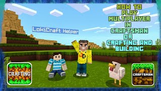 क्राफ्टिंग और बिल्डिंग में मल्टीप्लेयर कैसे खेलें। हैंडकैम screenshot 1