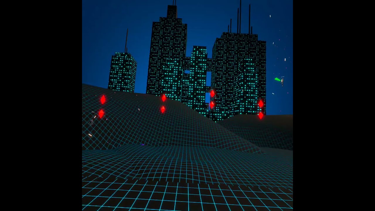 Tron Room in Virtual Reality