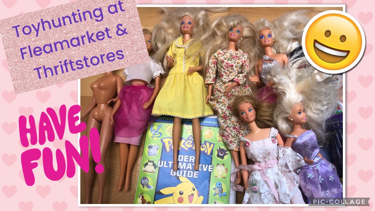 Thriftstore and Fleamarket Toyhunting, 70's-90's Barbies and more