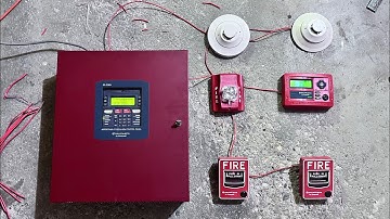 Fire Lite ES-200X Fire Alarm Demo System Test