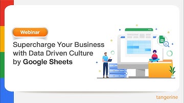 วิเคราะห์ข้อมูลจาก BigQuery ด้วย Google Sheets | Webinar - TANGERINE [Official Video]