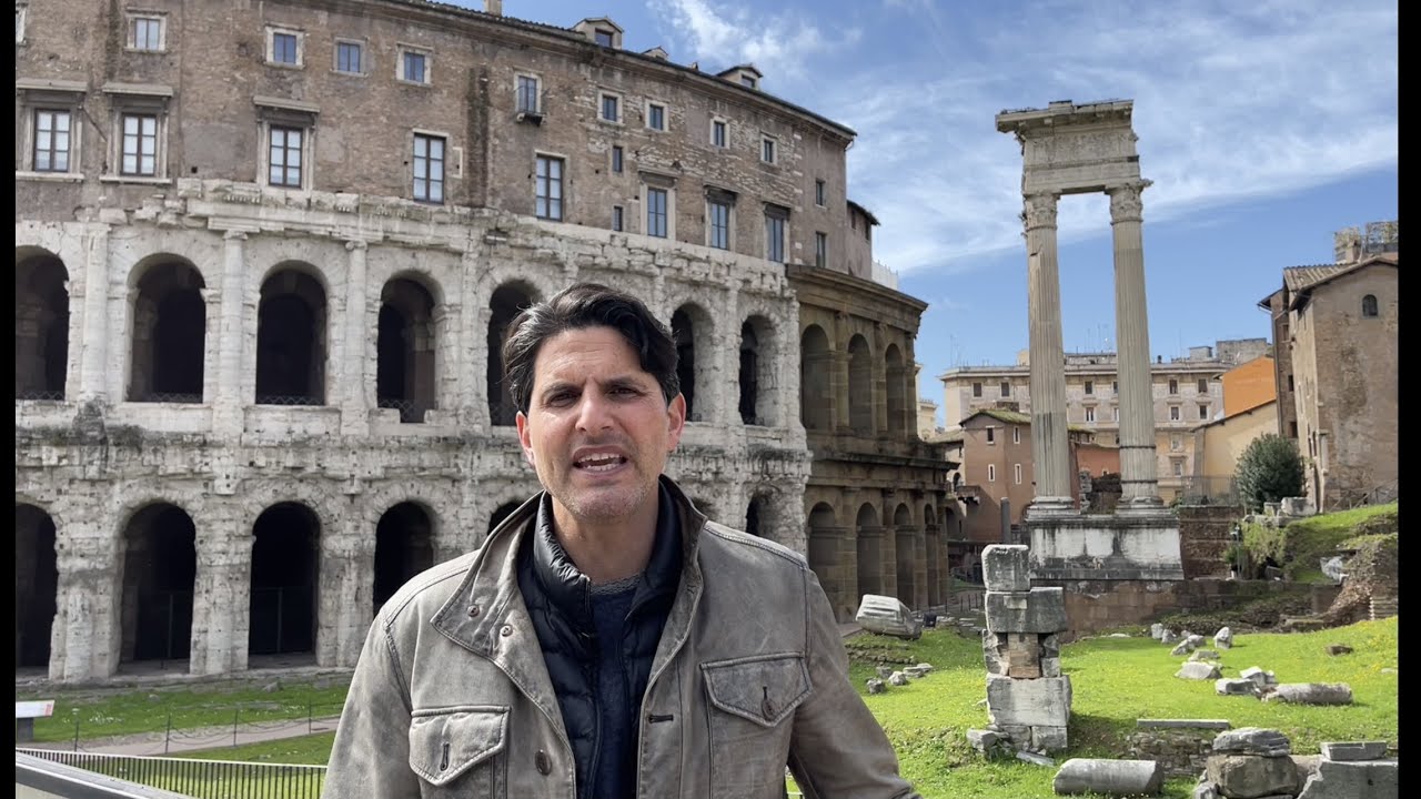 Walk through Ancient Rome from the Theater of Marcellus to the Portico ...