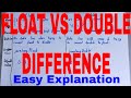 Float vs Double|Difference between Float and Double|Float and Double Difference|Double vs Float